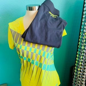 Fila athletic top & matching Capri pant